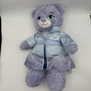 Build A Bear Disney Frozen II Anna Plush Purple Sparkle Bear And Dress #027929